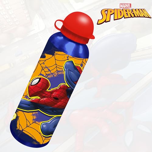 Spiderman Aluminium Water Bottle 500ml