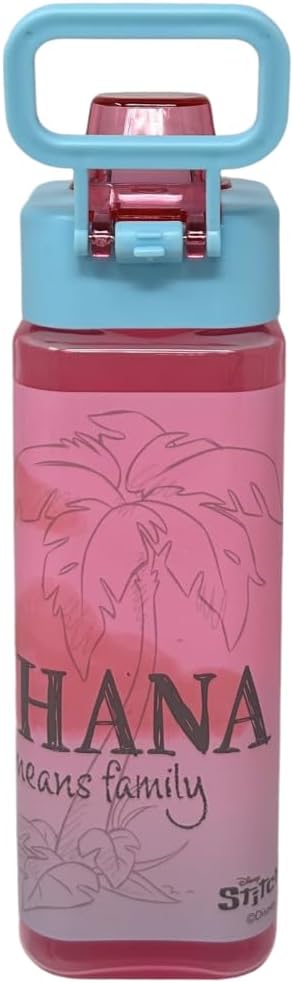 Kids 500ml Square Water Bottle Snap Open Lid