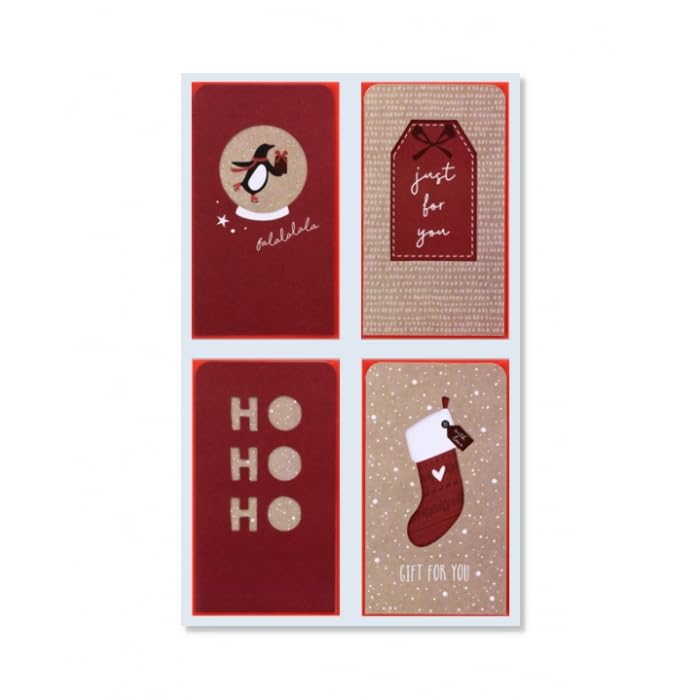4Pcs Craft Christmas Money Wallet 16cm