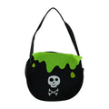 Halloween Witch Cauldron Felt Treat Bag 14x27cm