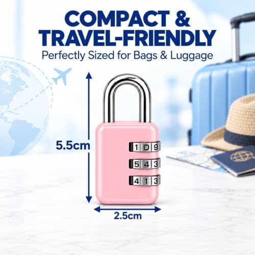 3 Dial Combination Padlocks