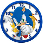 Kids Round Wall Clock 25cm - Sonic