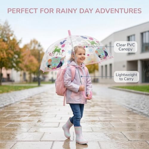 Kids 75cm Disney Froze Dome Umbrella 3-7 Years