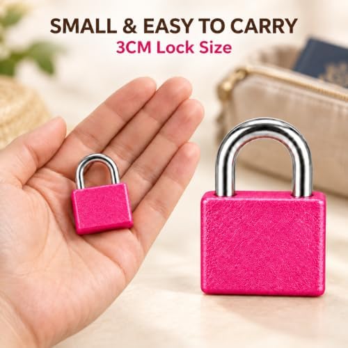 2Pack Mini Suitcase Locks with Keys