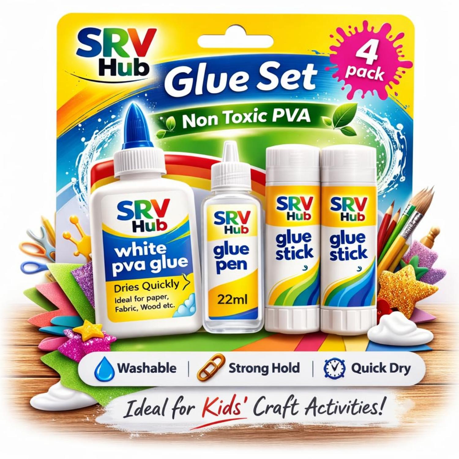 Craft Glue, Glue Sticks, Super Glue & Epoxy Adhesives Collection
