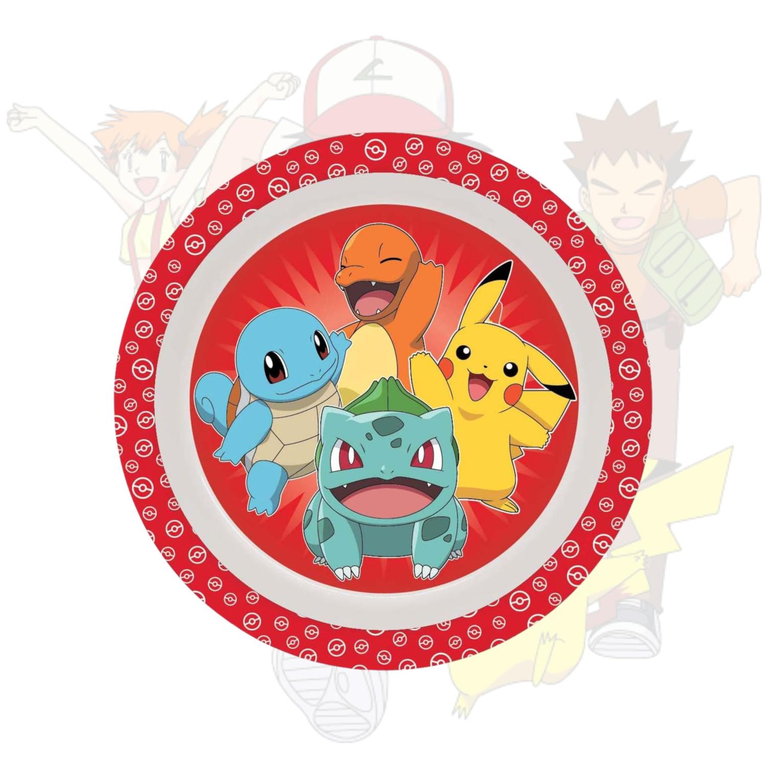 Kids 22cm BPA-Free Plastic Dinner Plate Reusable Round Snack Plate