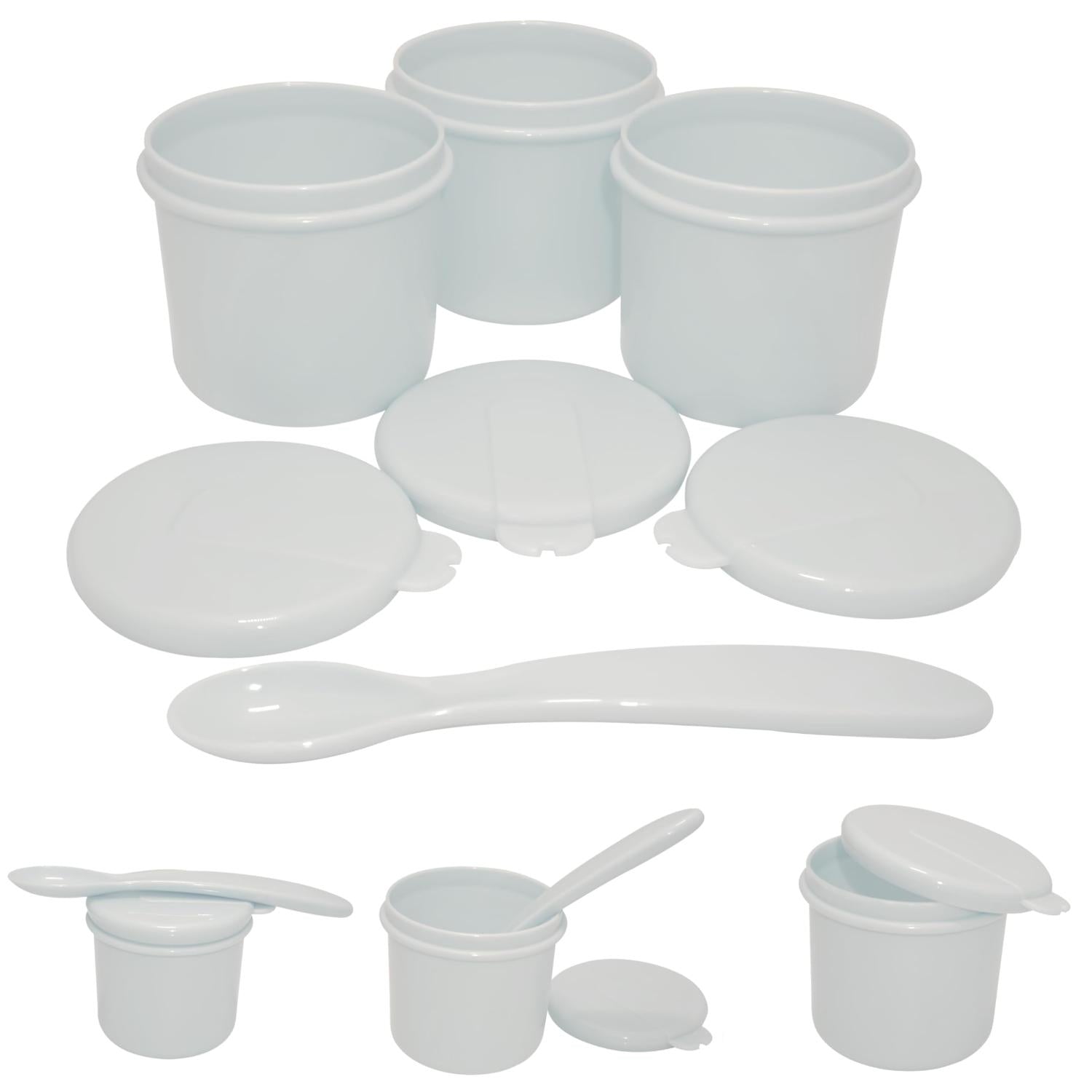 Baby Food Storage Pots with Spoon BPA Free 4 Piece Set