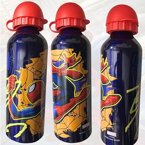 Spiderman Aluminium Water Bottle 500ml