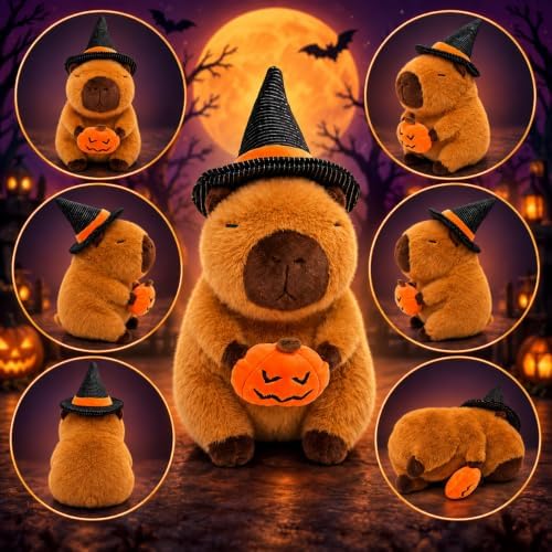 Halloween Capybara Plush Pumpkin Toy