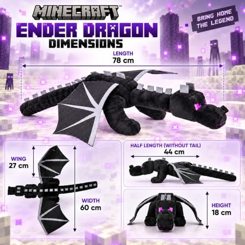 Minecraft Ender Dragon Licensed Plush Toy