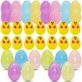 Iridescent Eggs with Chick Eggs & Pastel Egg