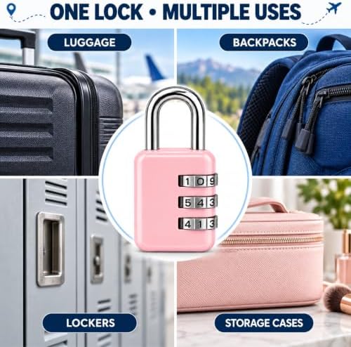 3 Dial Combination Padlocks