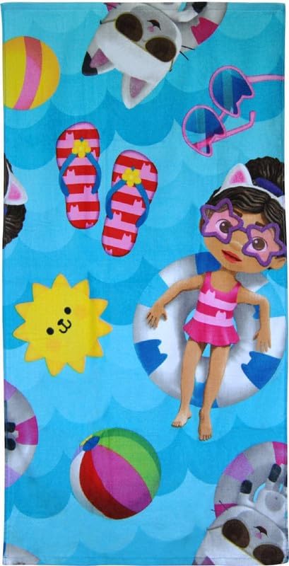 Kids Cotton Towel 140 x 70cm Assorted Characters