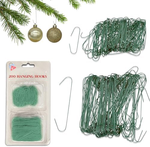 200x Bauble Hooks for Christmas - Multiple Designs