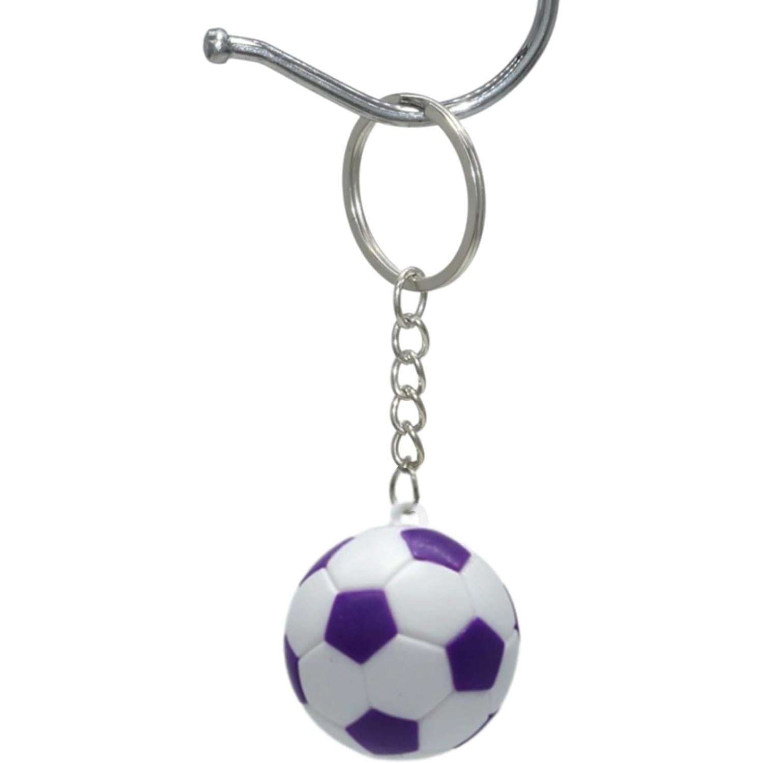 Football Keyrings – Soccer Keychain for Kids - Assorted
