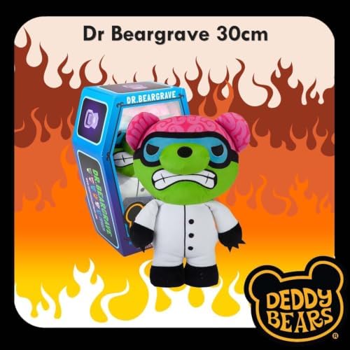 Dr Beargrave Halloween Plush Deddy Bears Coffin - 30cm Series 3