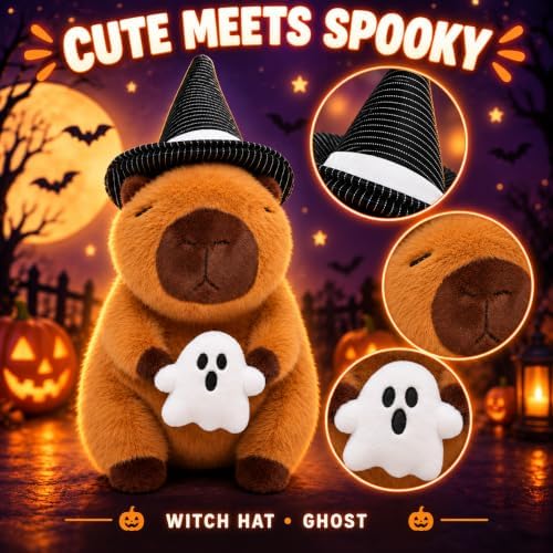 Capybara Ghost Halloween Plush Toy 30cm