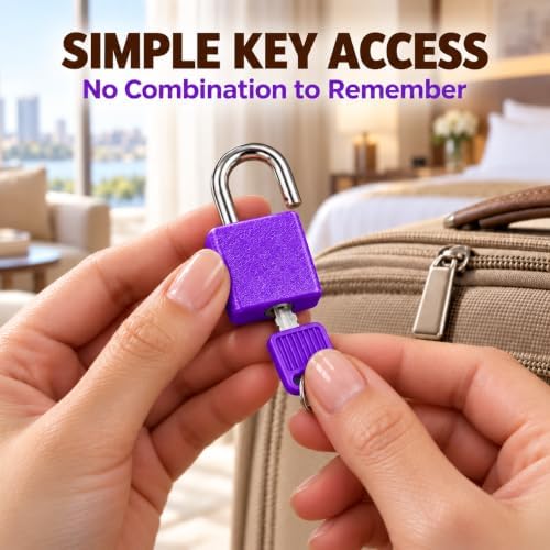 2Pack Mini Suitcase Locks with Keys