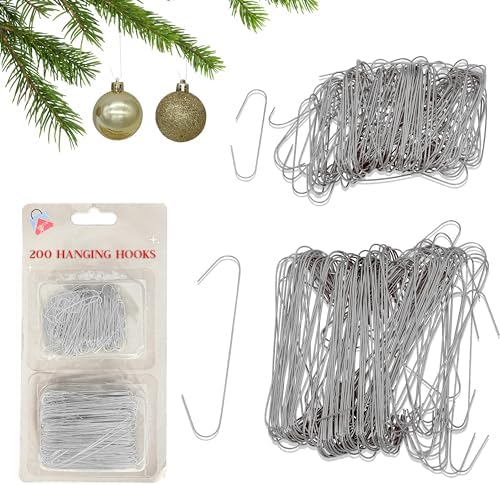 200x Bauble Hooks for Christmas - Multiple Designs