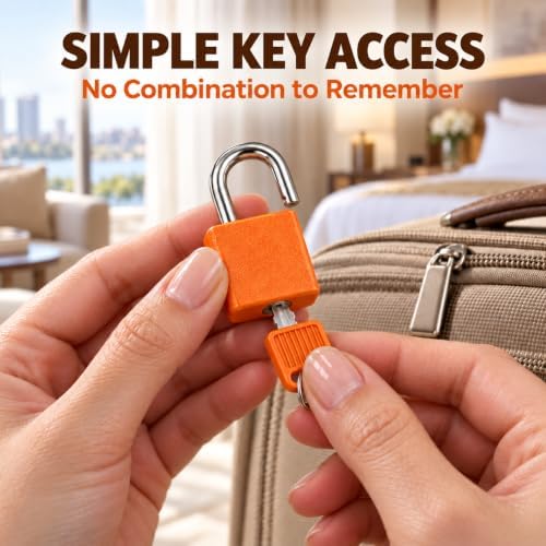 2Pack Mini Suitcase Locks with Keys