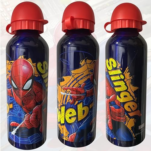 Spiderman Aluminium Water Bottle 500ml