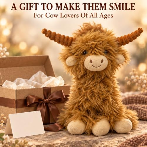 Highland Cow Teddy 30cm
