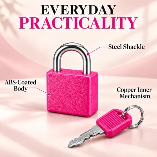 2Pack Mini Suitcase Locks with Keys