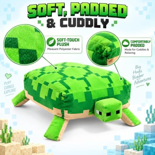 Minecraft Turtle Licensed Plush Kids Toy
