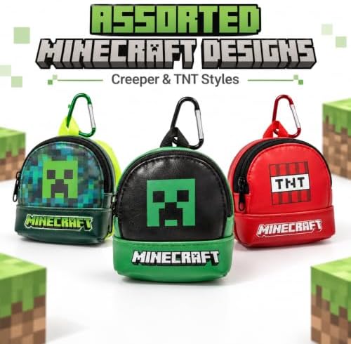 Minecraft Clip On Micro Backpack Keychain - 15cm