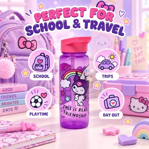 Hello Kitty Kids Water Bottle 600ml