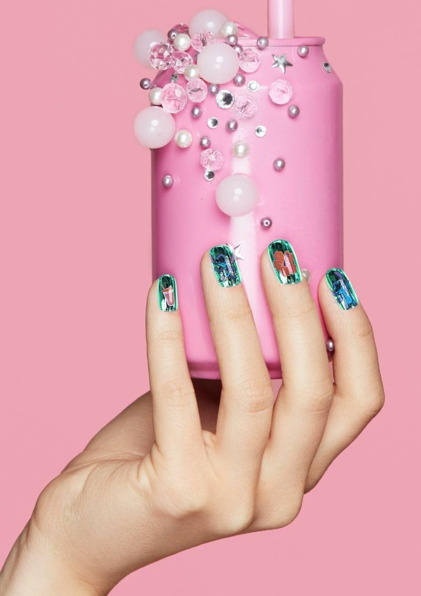 Stitch 37Pc Press-On Nails Set with Nail File