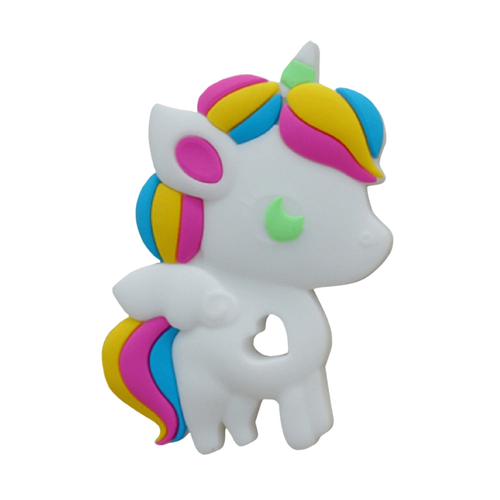 Baby Silicone Teether Blue Unicorn