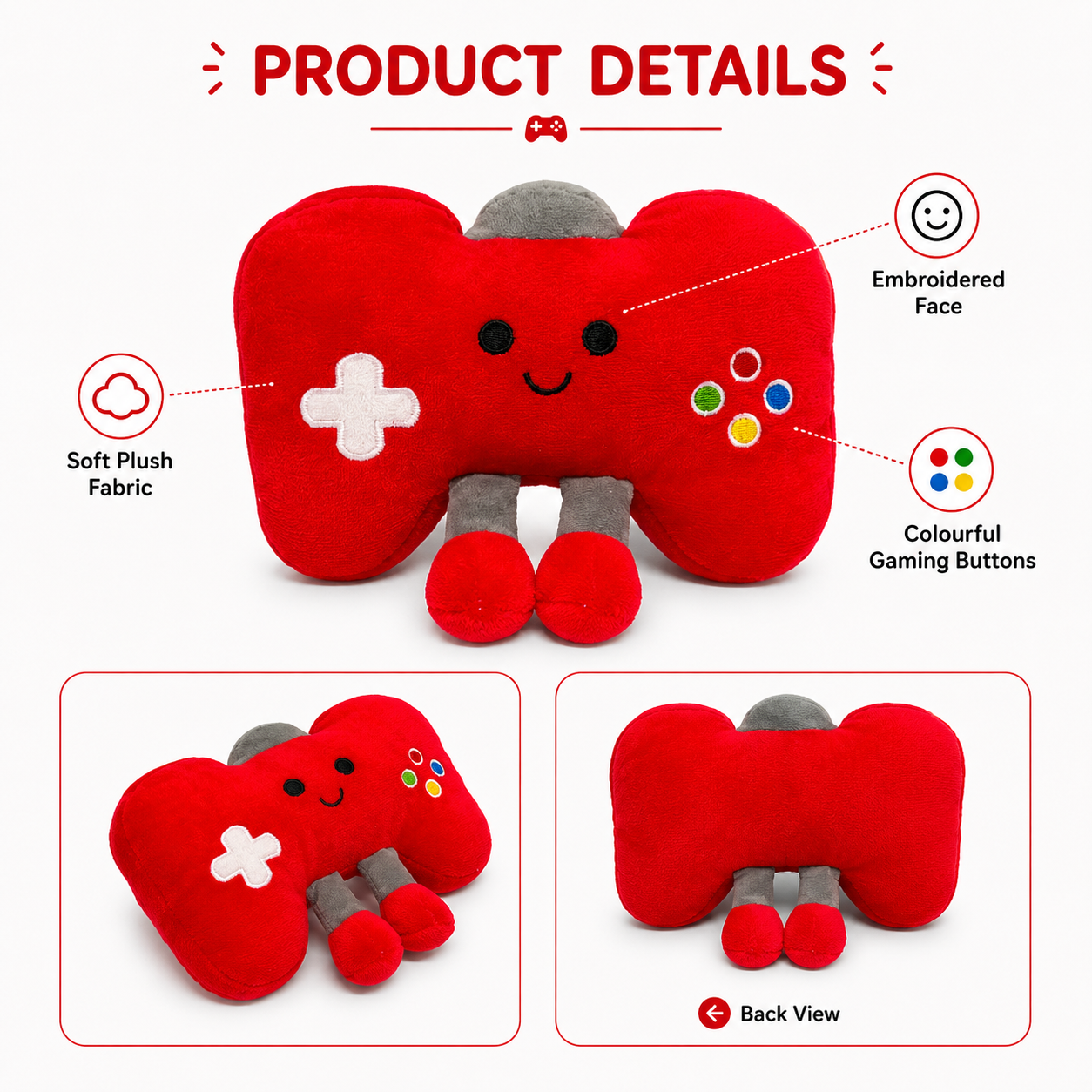 20cm Game Controller Plush Toy