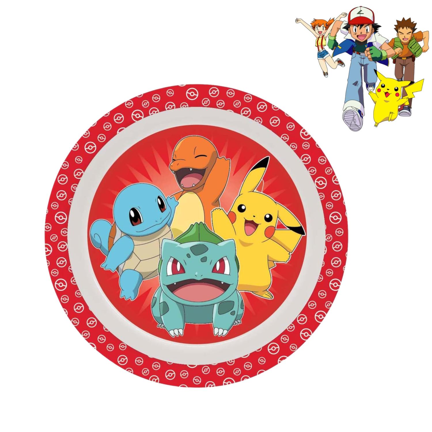 Kids 22cm BPA-Free Plastic Dinner Plate Reusable Round Snack Plate