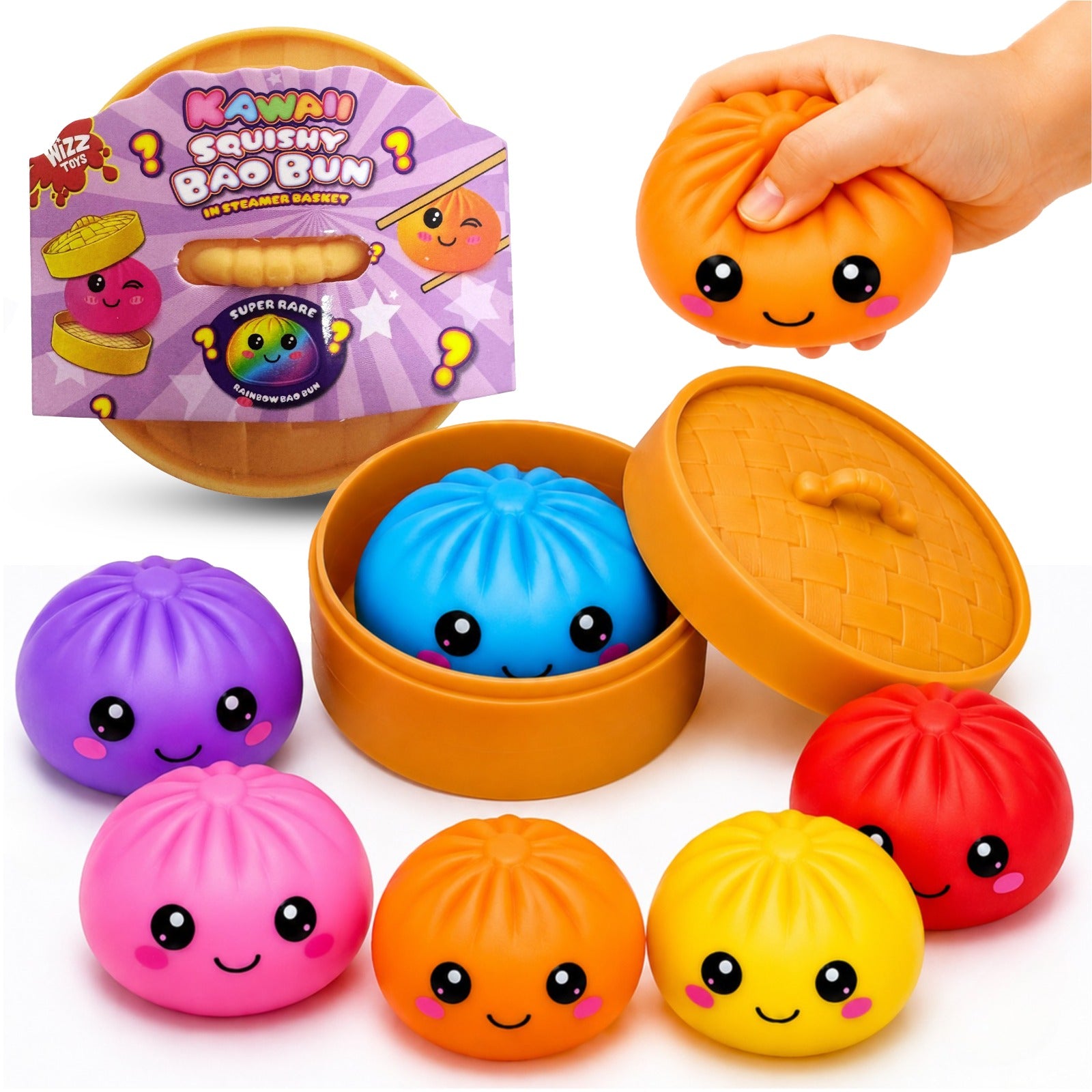 5cm Random Neon Mystery Mini Bao Dumpling Toy