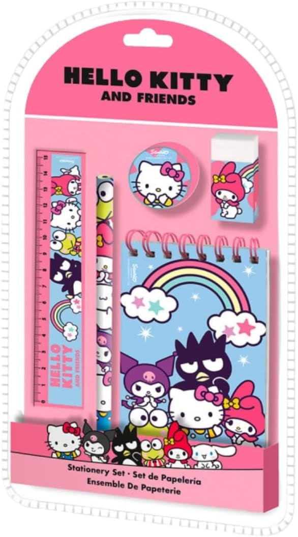 5PCs School Stationery Set - Assorted