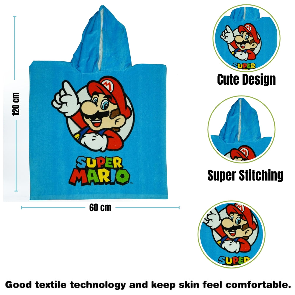 Super Mario Cotton Poncho