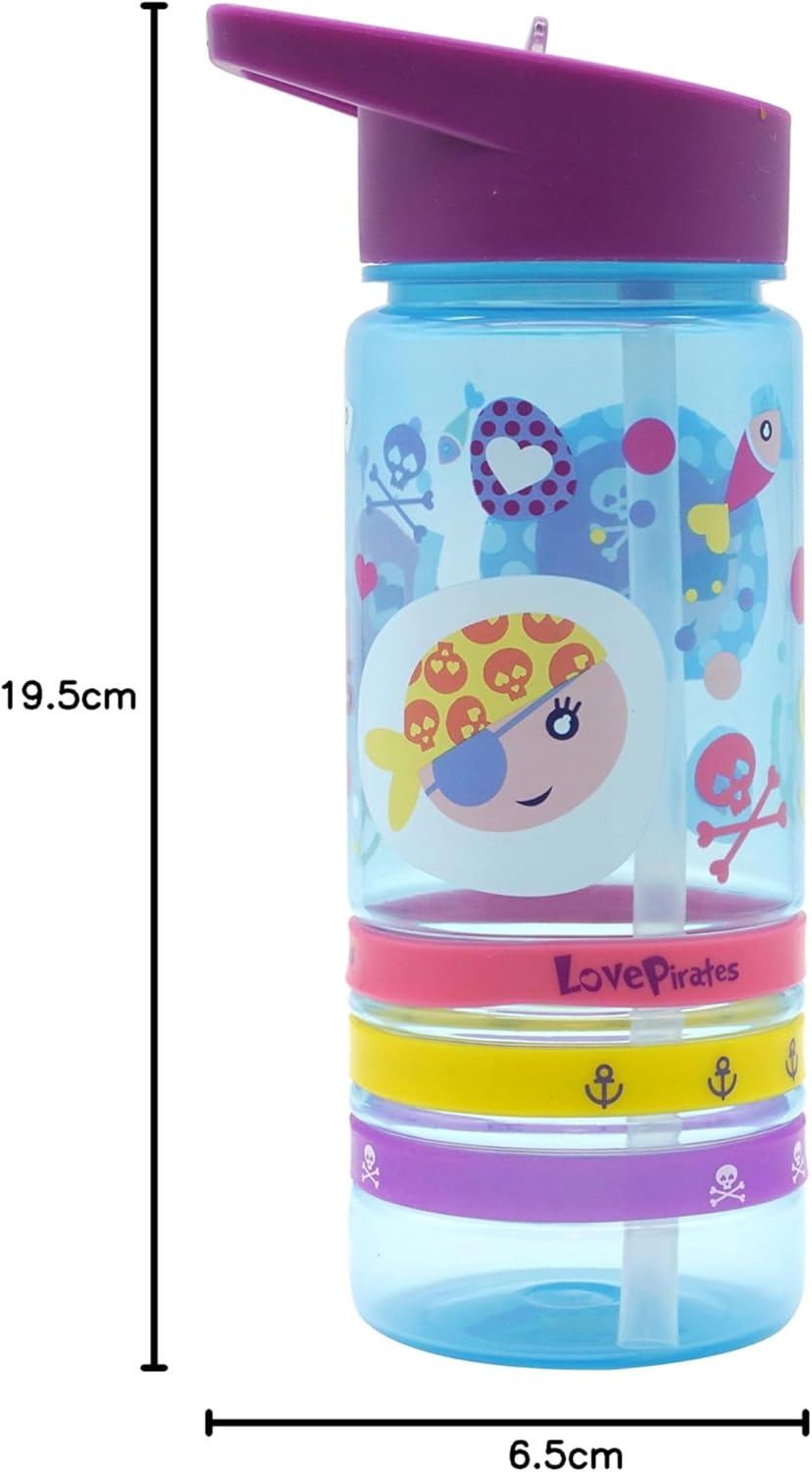 500ml Straw Sipper Kids Drink Bottle