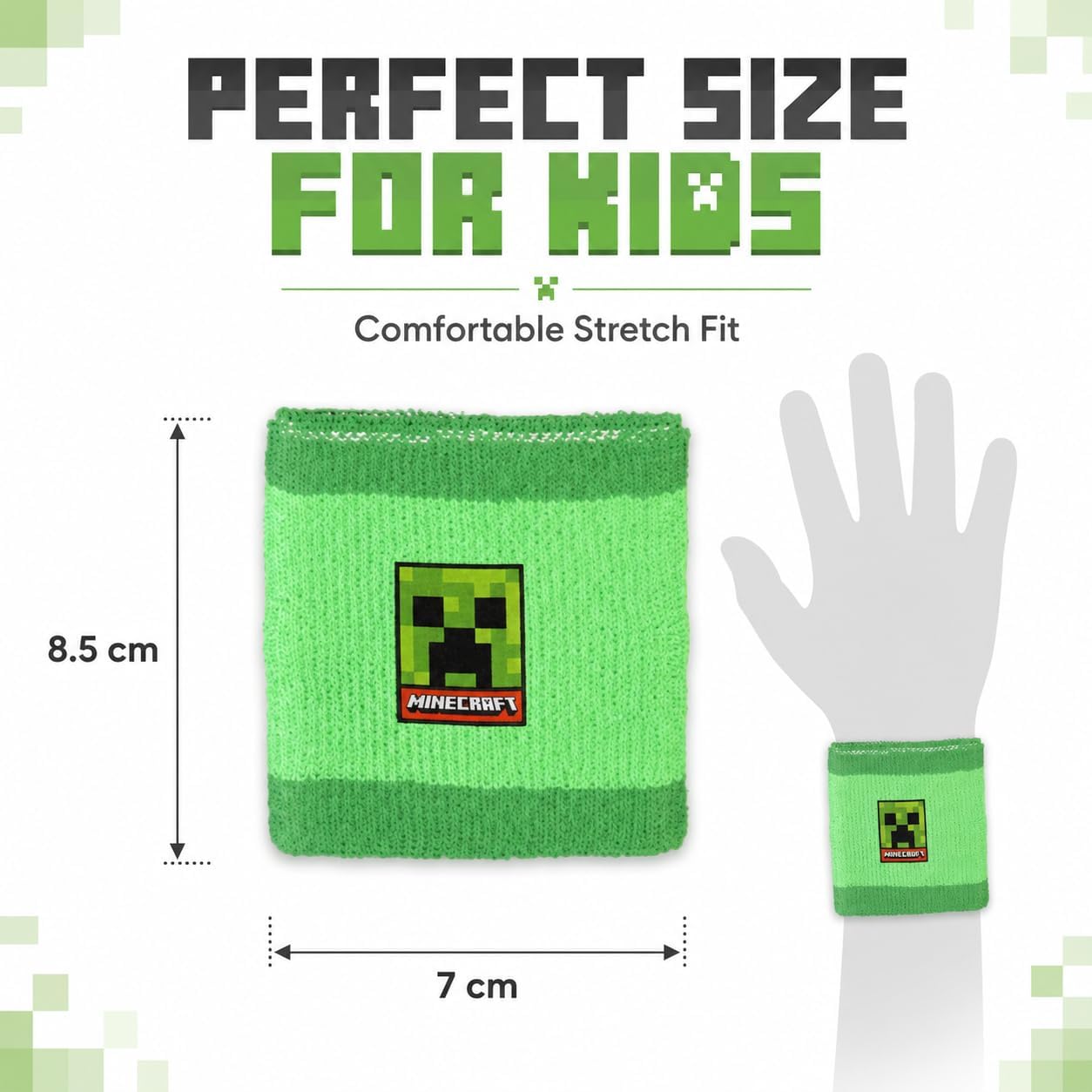 8.5cm Soft Stretch Kids Sweatband
