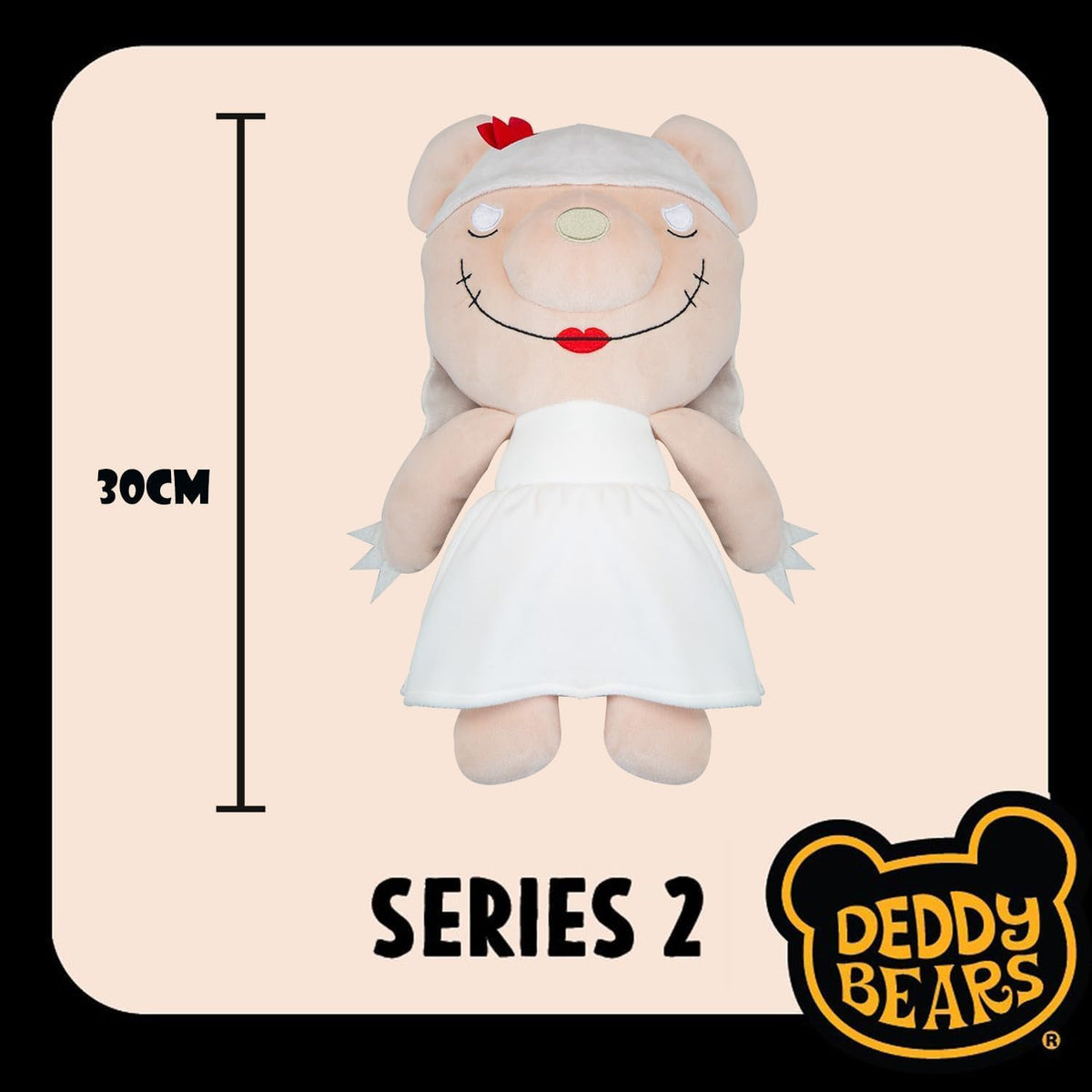 Dolli Halloween Plush Deddy Bears Zip Body Bag - 30cm Series 2