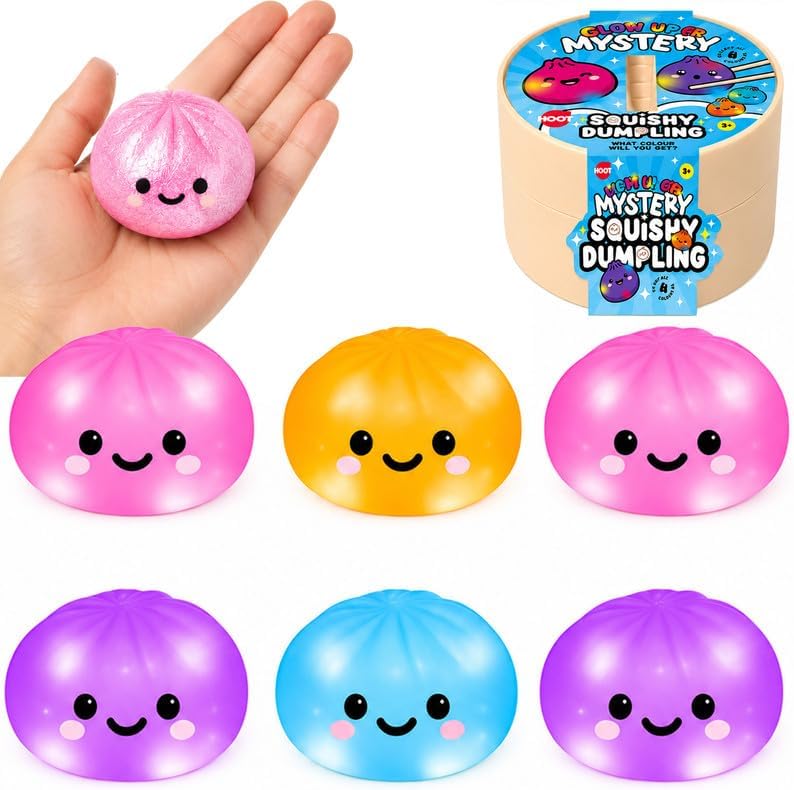 8.5cm Light-Up Squishy Dumpling Toy