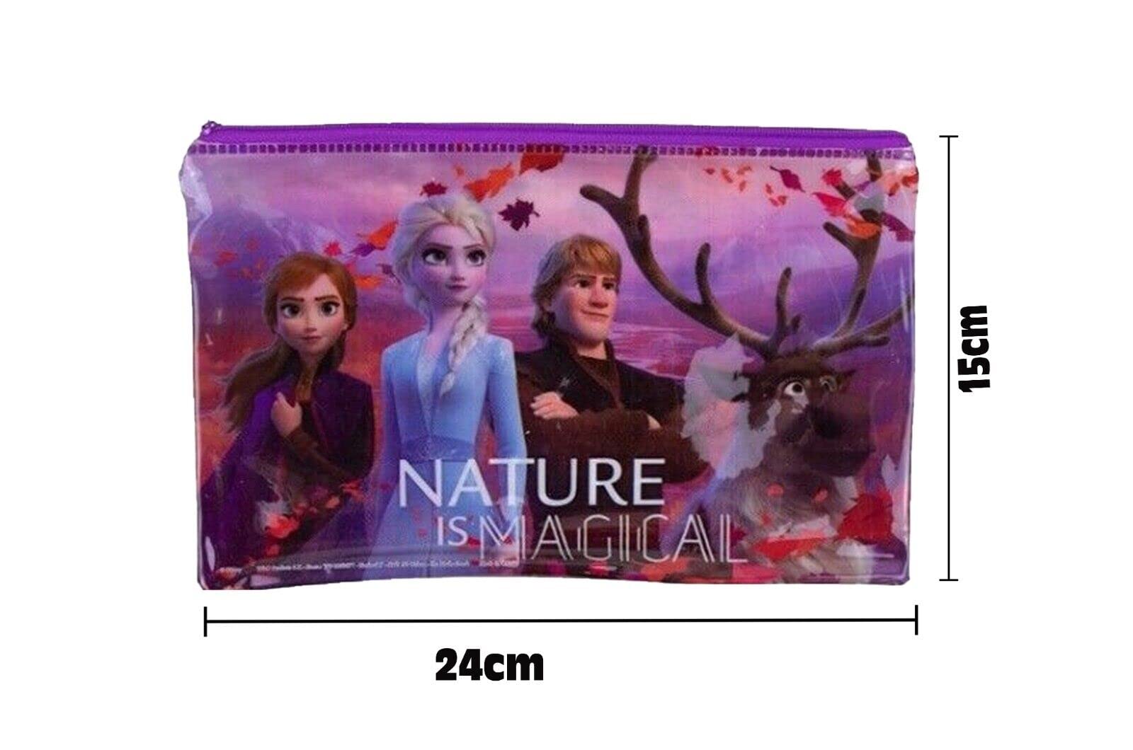 Flat Zipped Pencil Case- Assorted