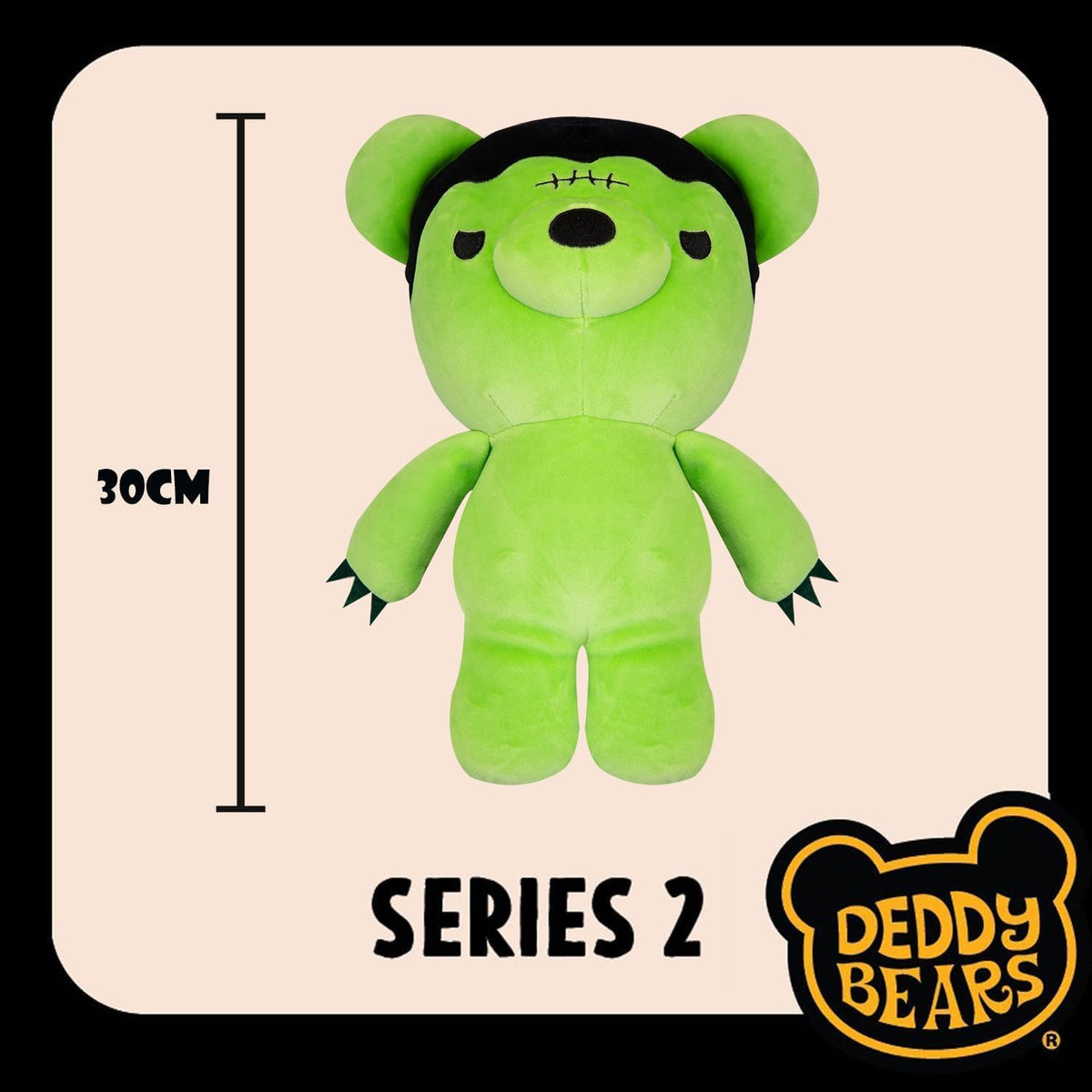 Frankenbear Halloween Plush Deddy Bears Zip Body Bag - 30cm Series 2