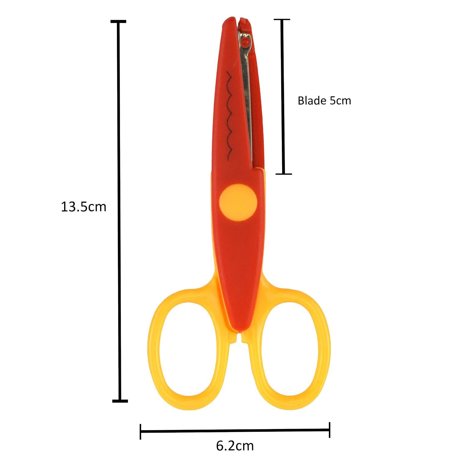 Kids Craft Scissors Safety & Decorative Scissor Set