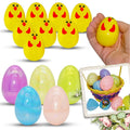 Iridescent Eggs with Chick Fillable Eggs