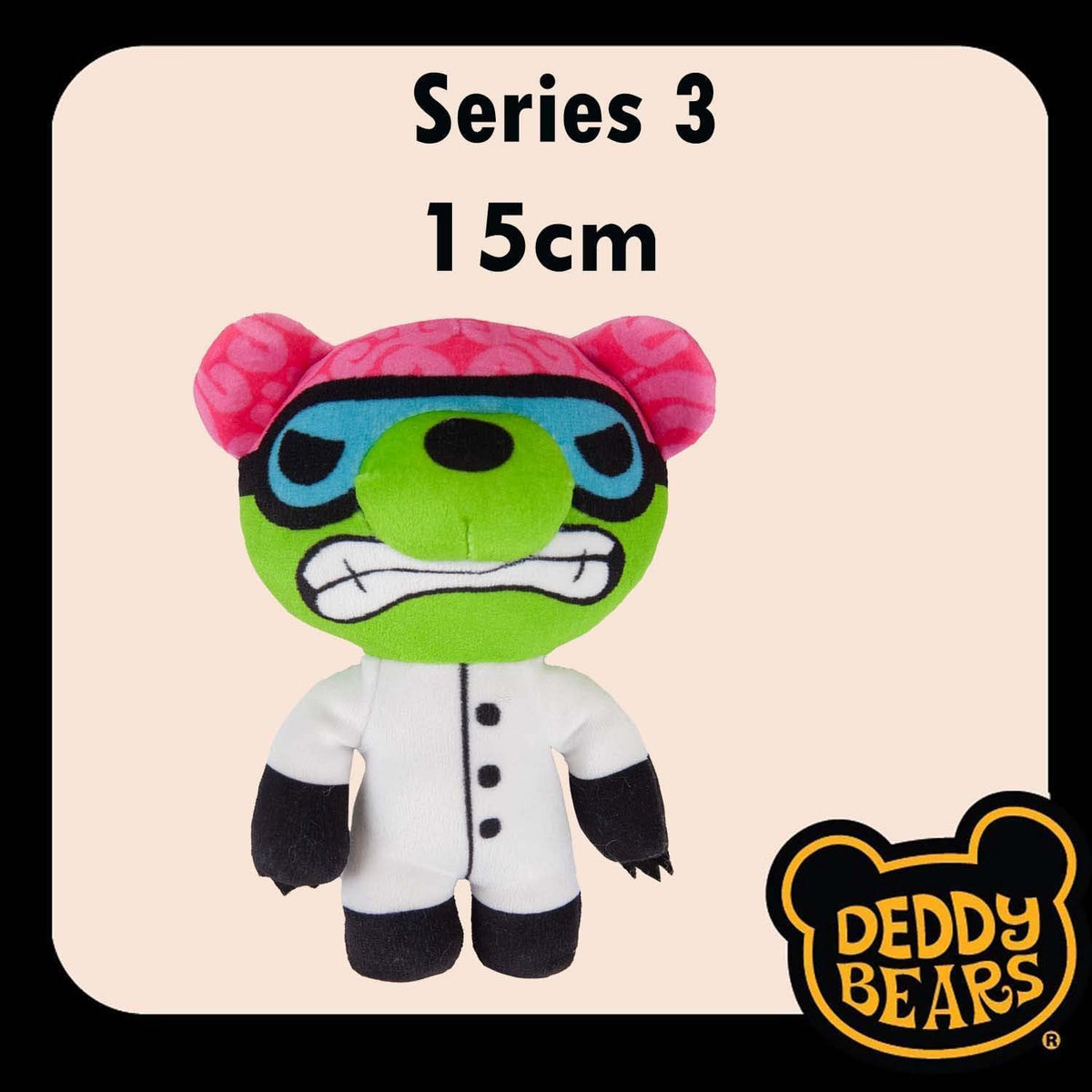 Dr Beargrave Halloween Plush Deddy Bears Coffin - 15cm Series 3
