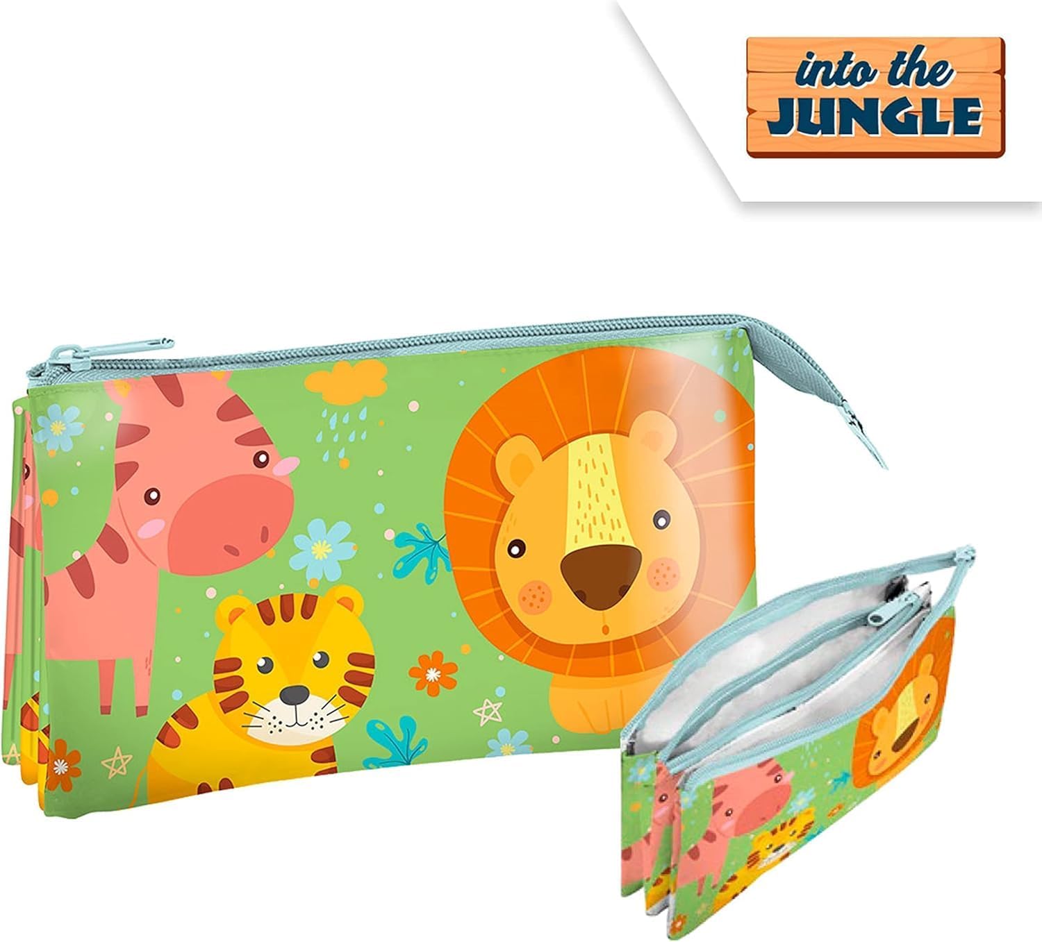 Triple Pocket Pencil Case – 22cm