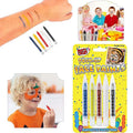 5x Face Paint Crayons Wax Crayons