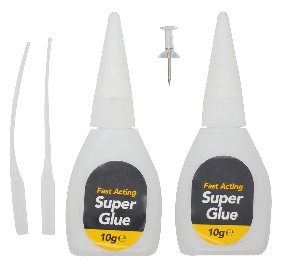 Craft Glue, Glue Sticks, Super Glue & Epoxy Adhesives Collection - 2Pk Superglue (10g)