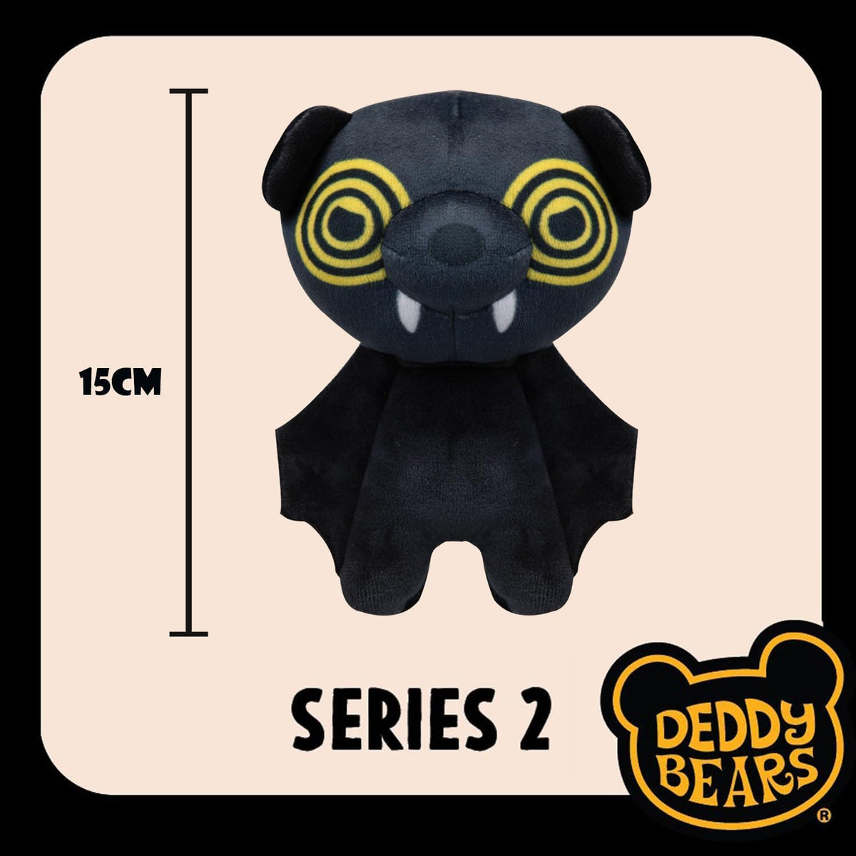 Zombat Halloween Plush Deddy Bears Coffin - 15cm Series 2